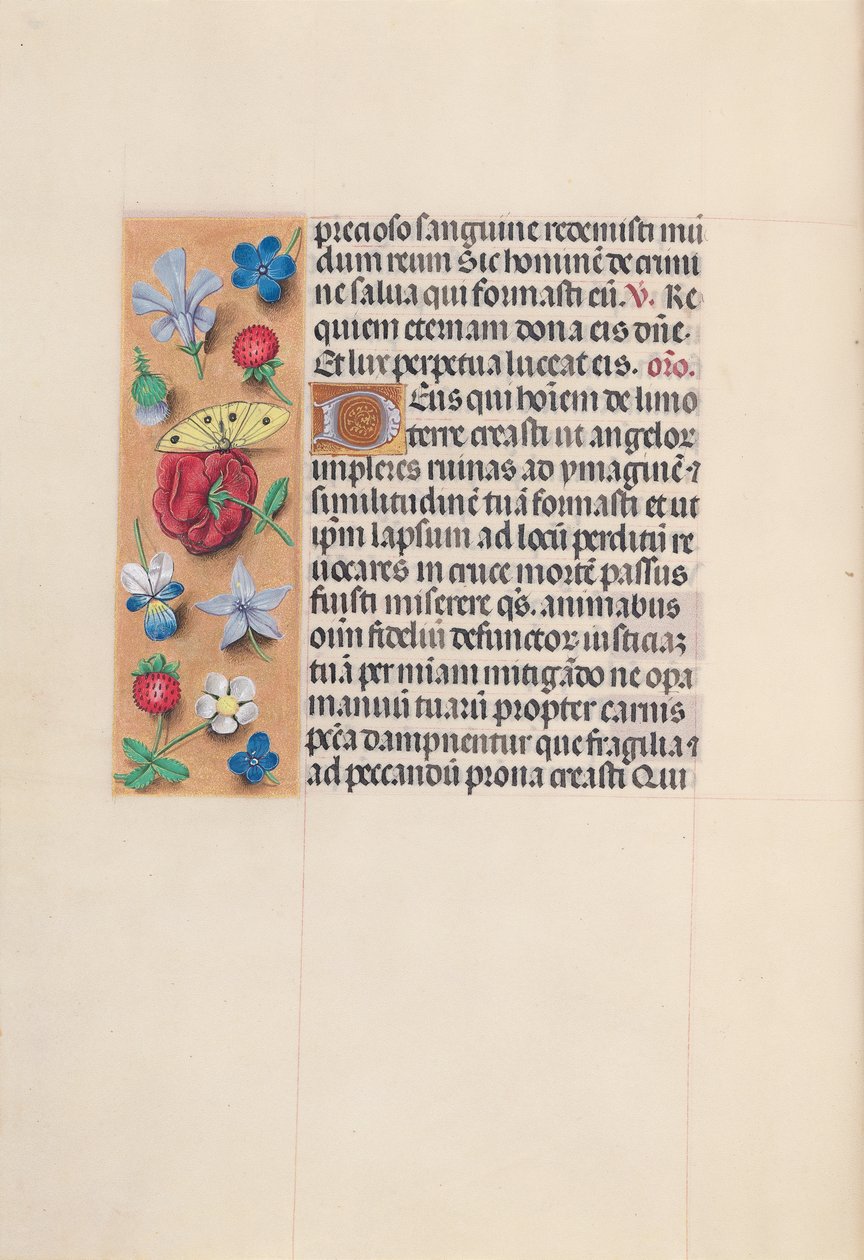 Hours of Queen Isabella the Catholic, Queen of Spain: Fol. 29v, c. 1500. av Master of the First Prayerbook of Maximillian