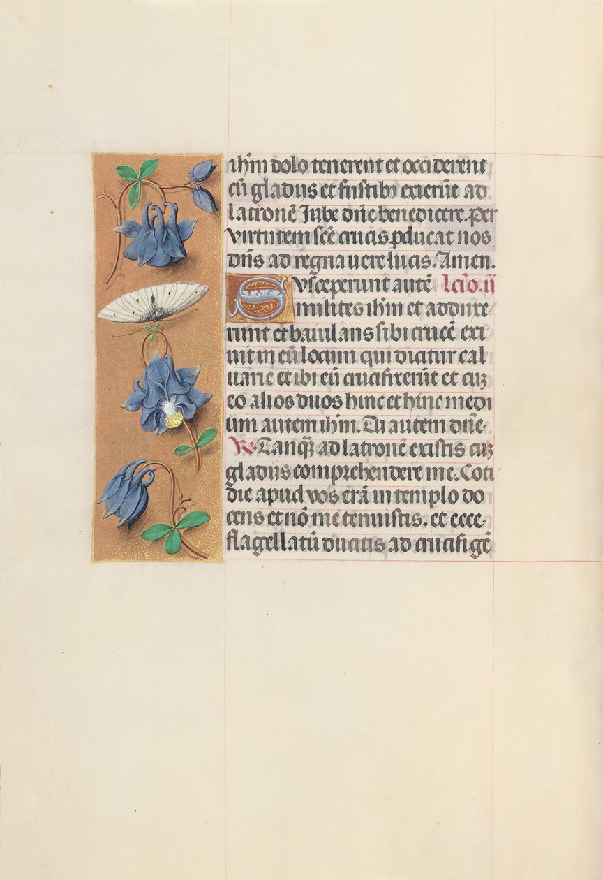 Hours of Queen Isabella the Catholic, Queen of Spain: Fol. 54v, c. 1500. av Master of the First Prayerbook of Maximillian