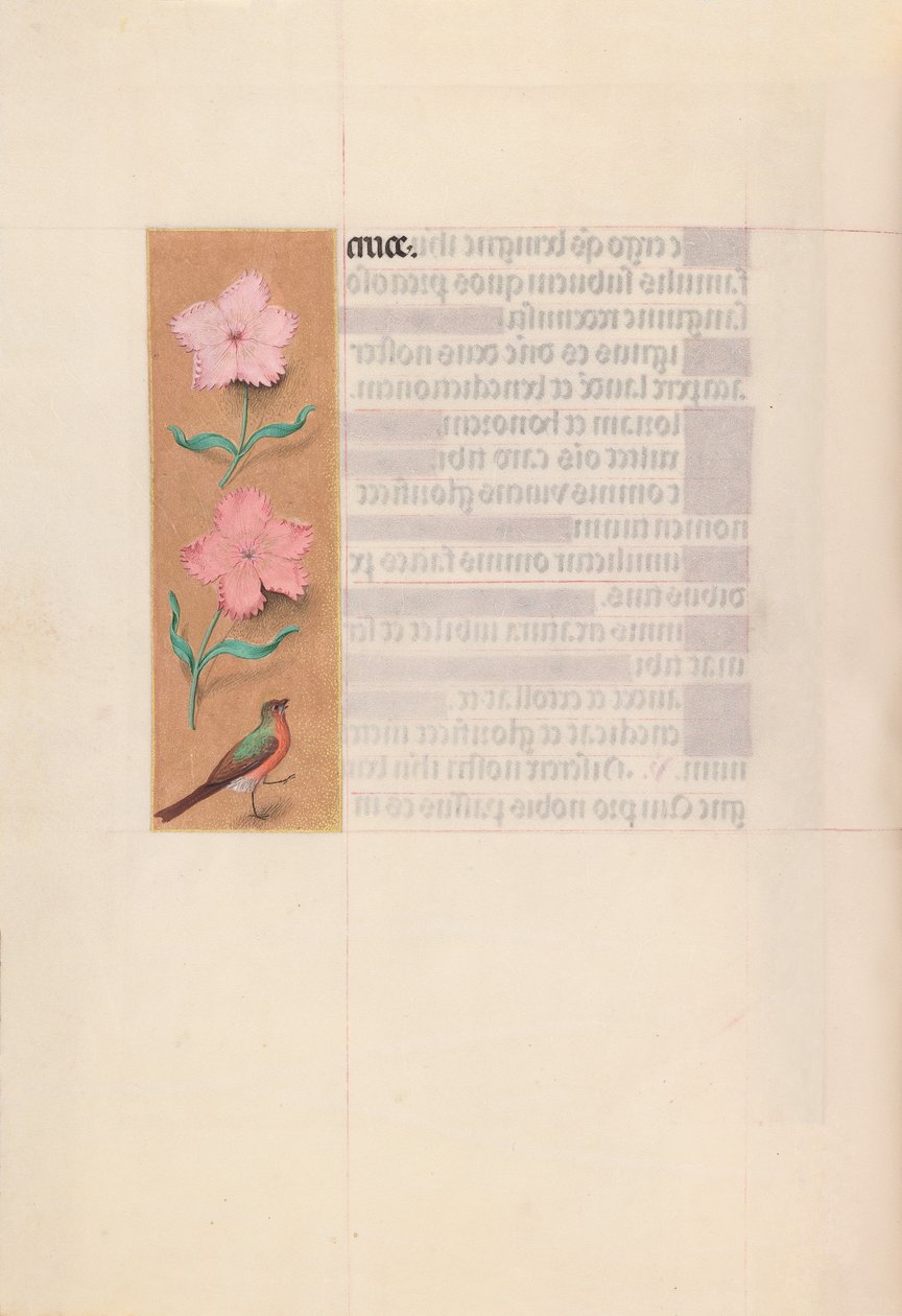 Timmar av drottning Isabella den katolska, drottning av Spanien:  Fol. 56v av Master of the First Prayerbook of Maximillian