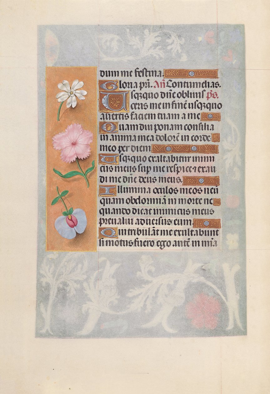 Hours of Queen Isabella the Catholic, Queen of Spain: Fol. 57v, c. 1500. av Master of the First Prayerbook of Maximillian