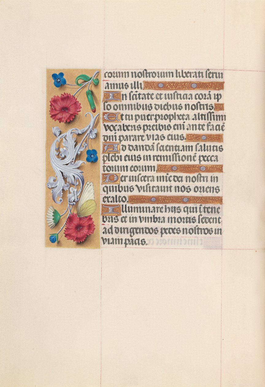Timmar av drottning Isabella den katolska, drottning av Spanien:  Fol. 59v av Master of the First Prayerbook of Maximillian
