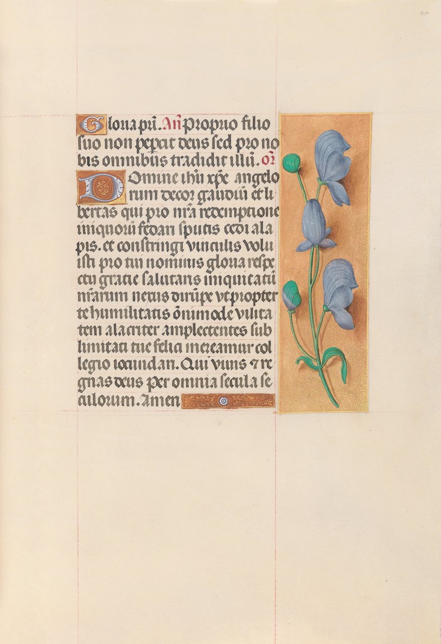 Hours of Queen Isabella the Catholic, Queen of Spain: Fol. 60r, c. 1500. av Master of the First Prayerbook of Maximillian
