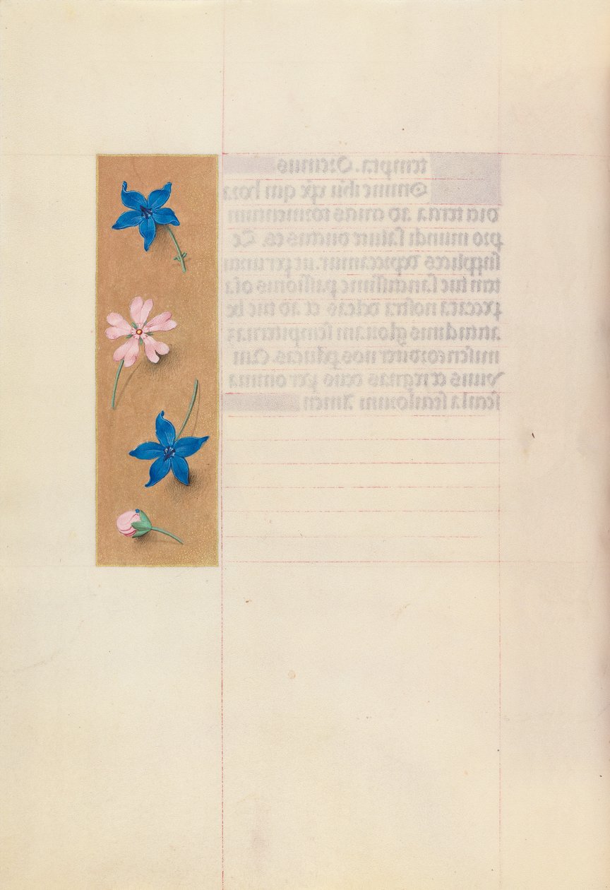 Hours of Queen Isabella the Catholic, Queen of Spain: Fol. 65v, c. 1500. av Master of the First Prayerbook of Maximillian