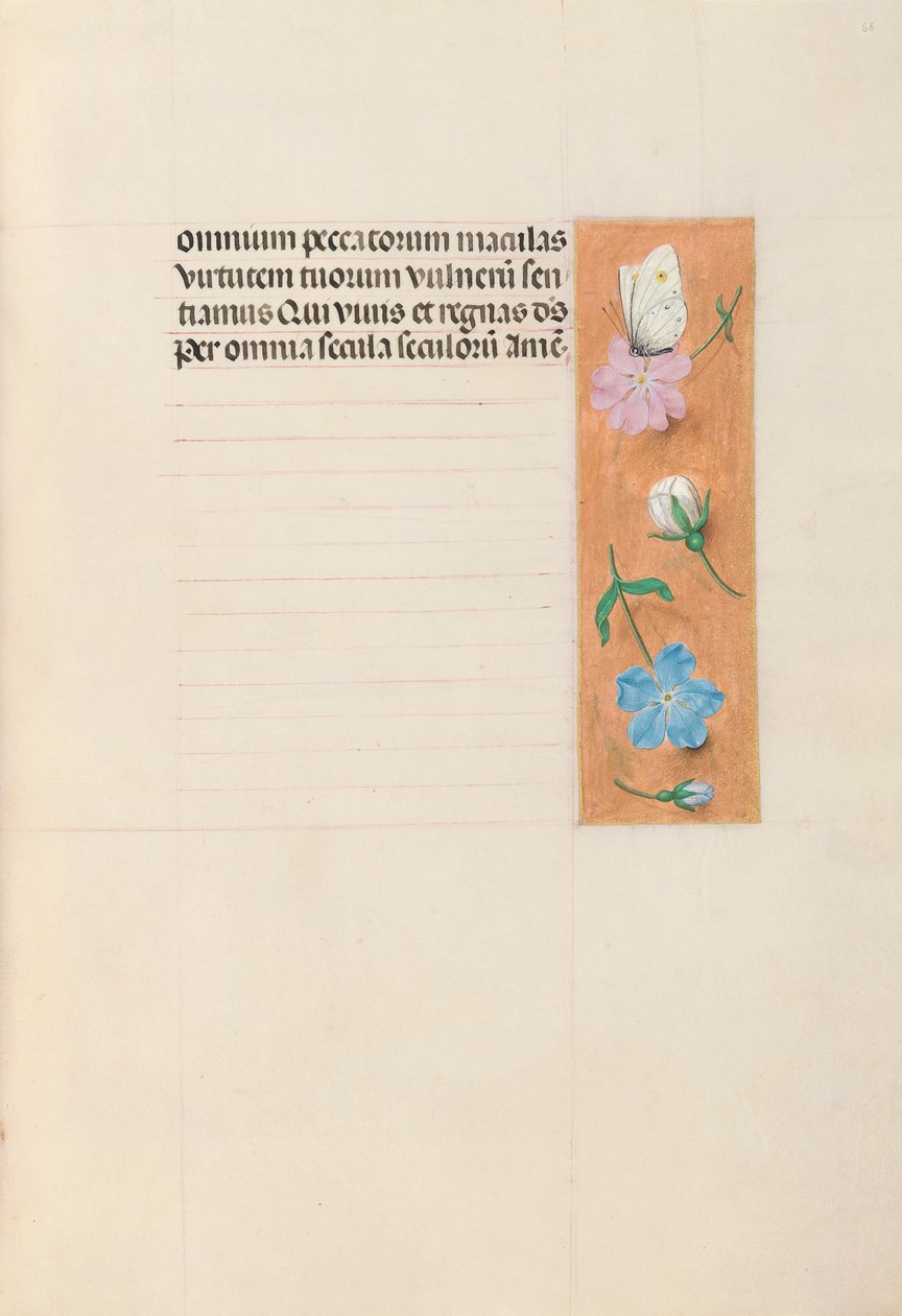 Hours of Queen Isabella the Catholic, Queen of Spain: Fol. 68r, c. 1500. av Master of the First Prayerbook of Maximillian