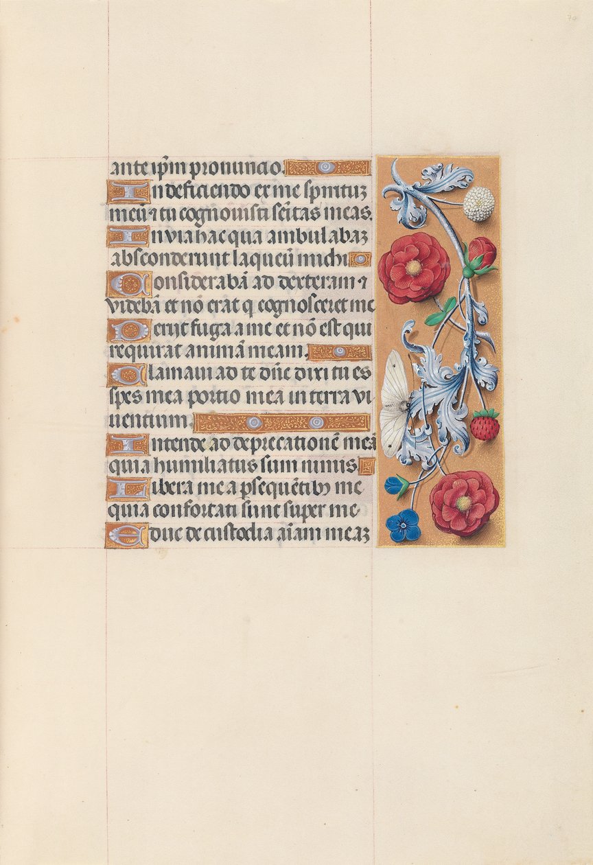 Hours of Queen Isabella the Catholic, Queen of Spain: Fol. 70r, c. 1500. av Master of the First Prayerbook of Maximillian