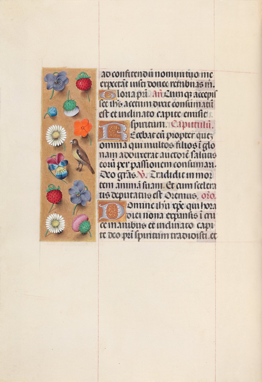 Hours of Queen Isabella the Catholic, Queen of Spain: Fol. 70v, c. 1500. av Master of the First Prayerbook of Maximillian