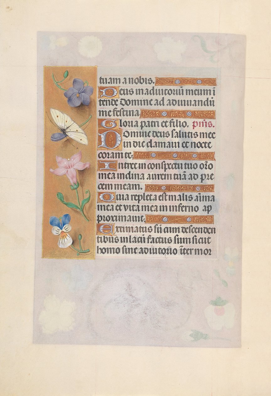 Hours of Queen Isabella the Catholic, Queen of Spain: Fol. 77v, c. 1500. av Master of the First Prayerbook of Maximillian