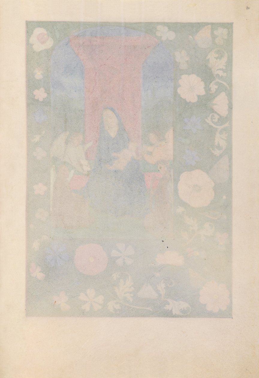 Timmar av drottning Isabella den katolska, drottning av Spanien:  Fol. 80r av Master of the First Prayerbook of Maximillian