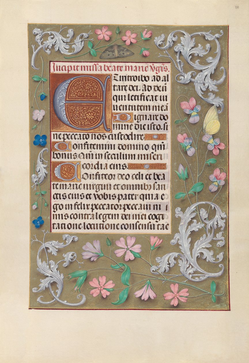 Hours of Queen Isabella the Catholic, Queen of Spain: Fol. 88r, c. 1500. av Master of the First Prayerbook of Maximillian