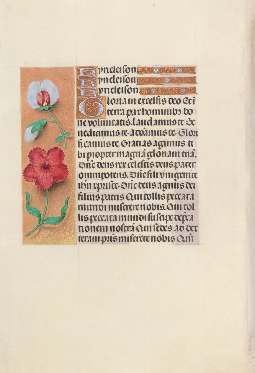 Hours of Queen Isabella the Catholic, Queen of Spain: Fol. 89v, c. 1500. av Master of the First Prayerbook of Maximillian
