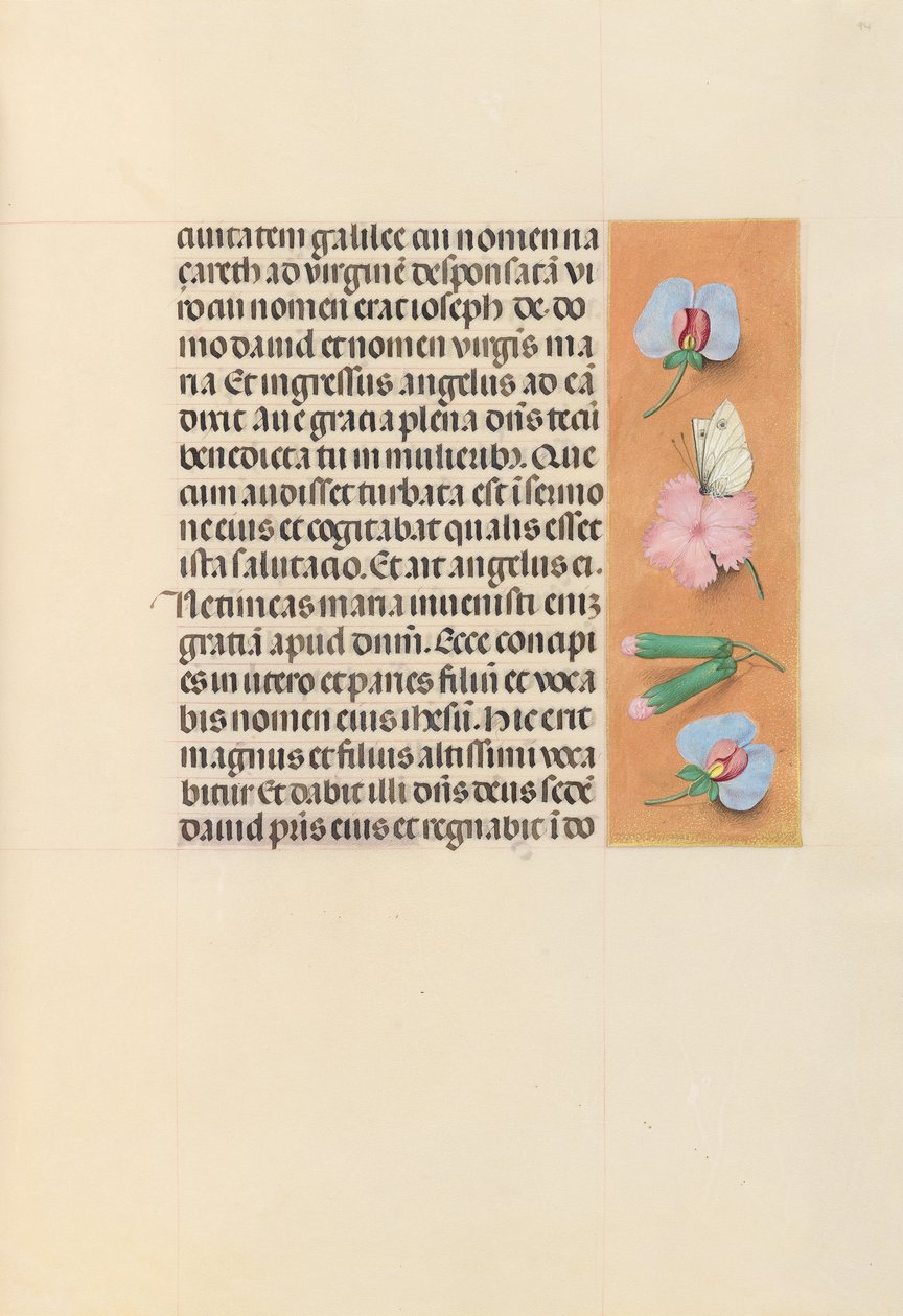 Hours of Queen Isabella the Catholic, Queen of Spain: Fol. 94r, c. 1500. av Master of the First Prayerbook of Maximillian