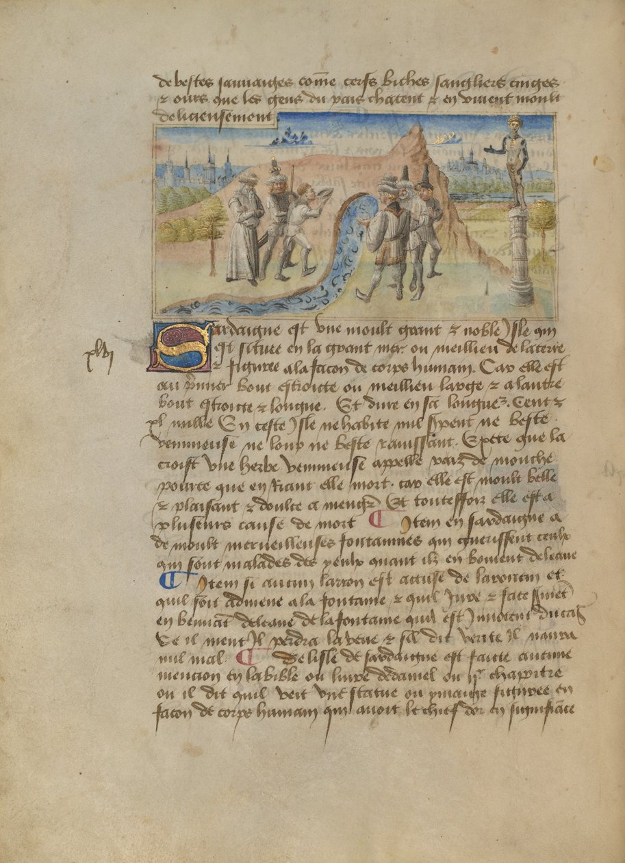 Sardinien av Master of the Geneva Boccaccio