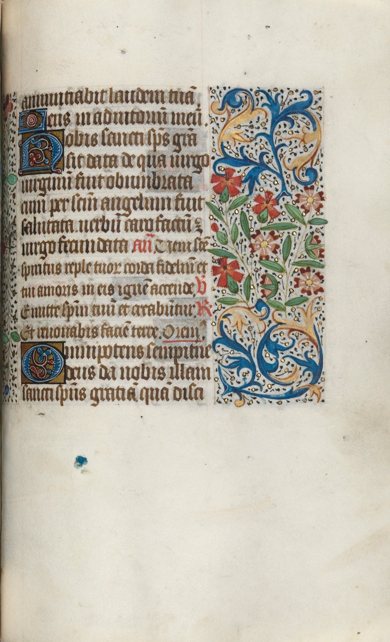 Tidsbok Användning av Rouen: fol. 100r, c. 1470. av Master of the Geneva Latini