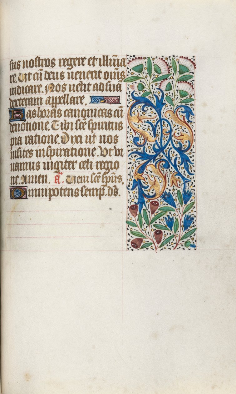 Tidsbok Användning av Rouen: fol. 102r, c. 1470. av Master of the Geneva Latini