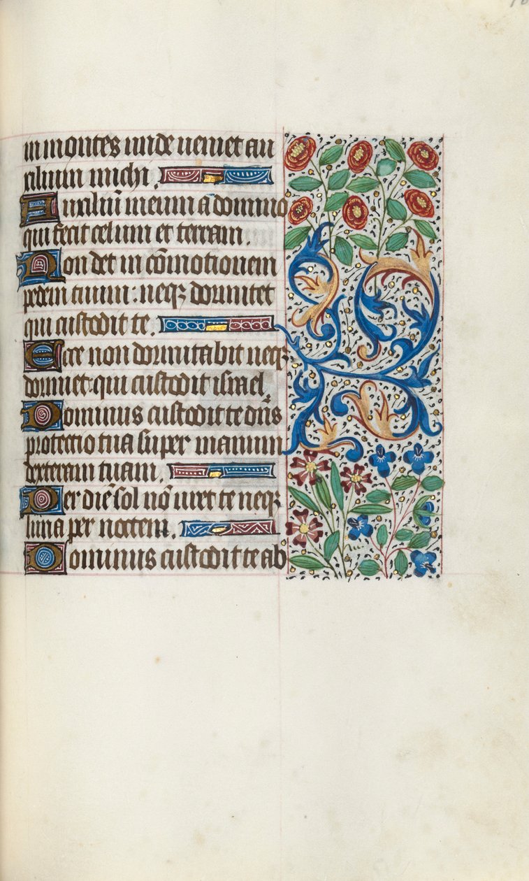Tidsbok Användning av Rouen: fol. 105r, c. 1470. av Master of the Geneva Latini