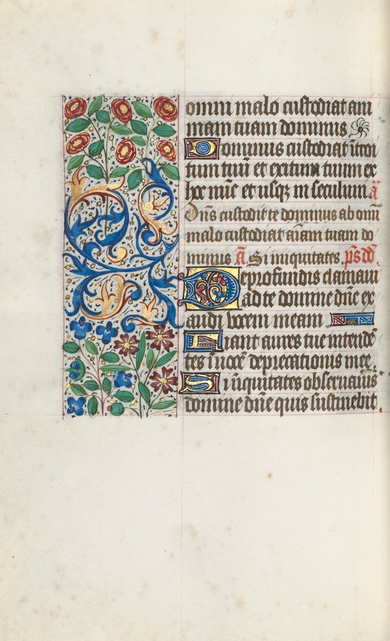Tidsbok Användning av Rouen: fol. 105v, c. 1470. av Master of the Geneva Latini