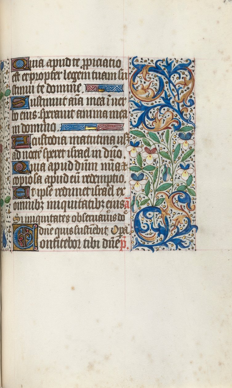 Tidsbok Användning av Rouen: fol. 106r, c. 1470. av Master of the Geneva Latini