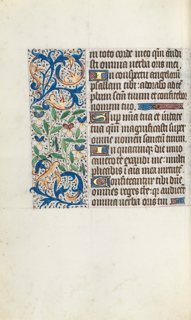 Tidsbok Användning av Rouen: fol. 106r, c. 1470. av Master of the Geneva Latini
