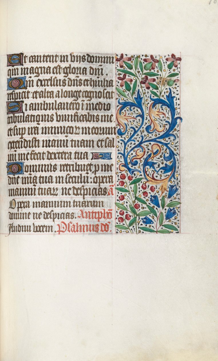 Tidsbok Användning av Rouen: fol. 107r, c. 1470. av Master of the Geneva Latini