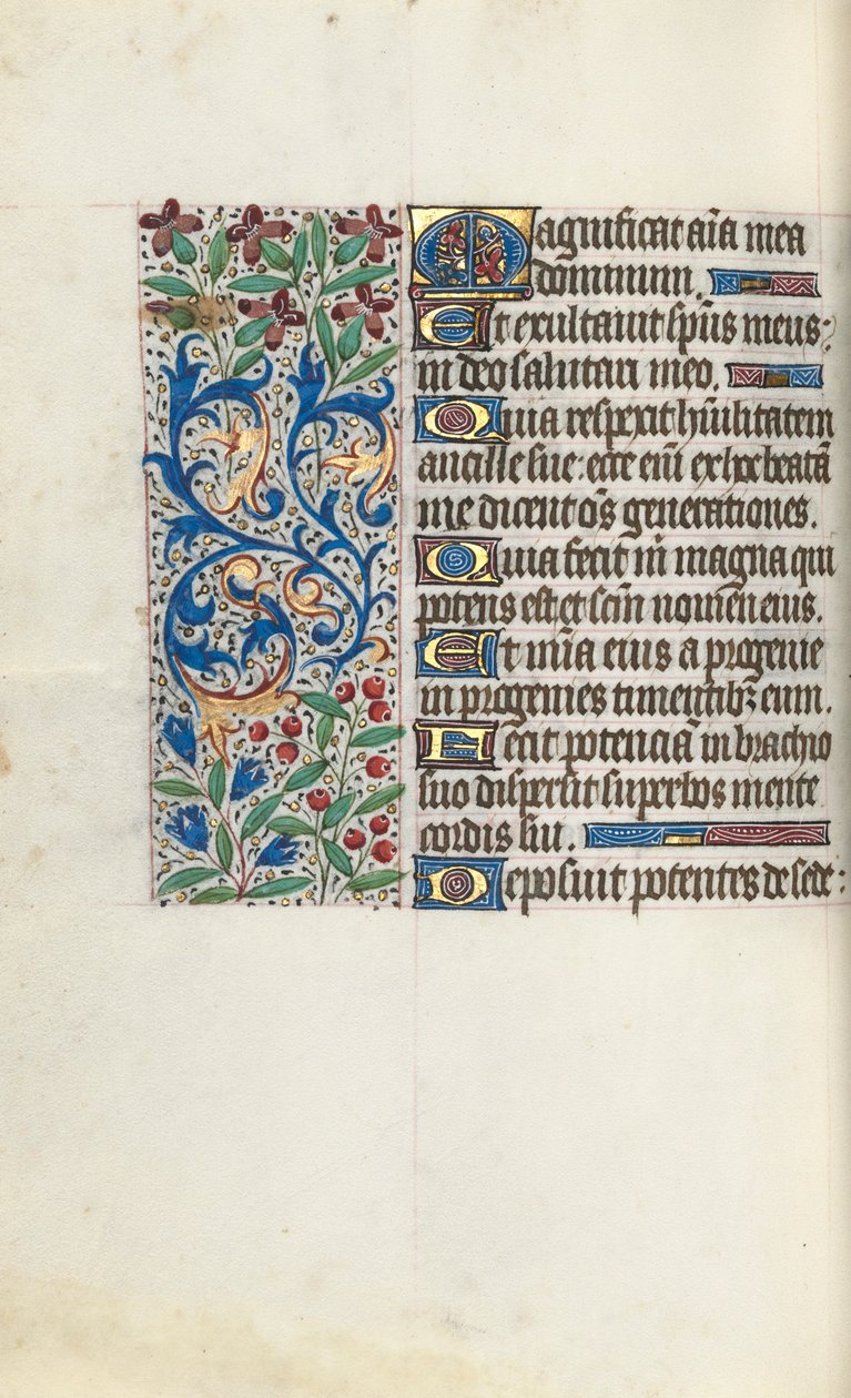 Tidsbok Användning av Rouen: fol. 107v, c. 1470. av Master of the Geneva Latini