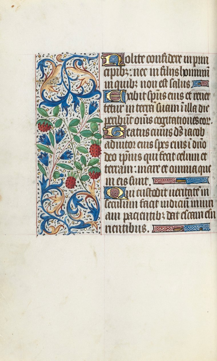 Tidsbok Användning av Rouen: fol. 108v, c. 1470. av Master of the Geneva Latini