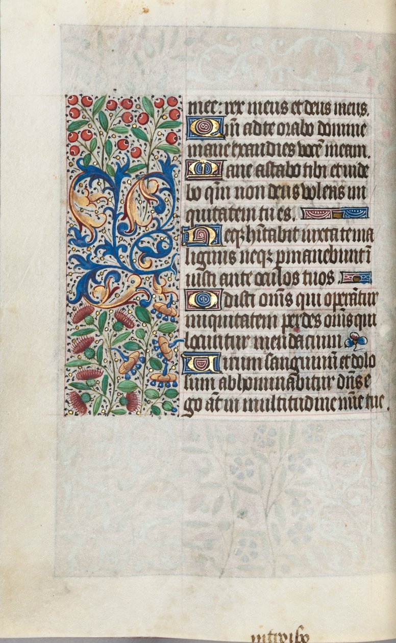 Tidsbok Användning av Rouen: fol. 110v, c. 1470. av Master of the Geneva Latini