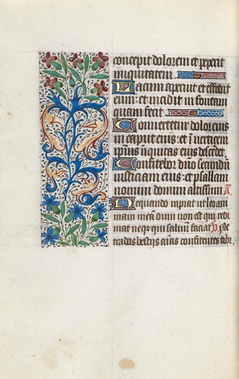 Tidsbok Användning av Rouen: fol. 114v, c. 1470. av Master of the Geneva Latini