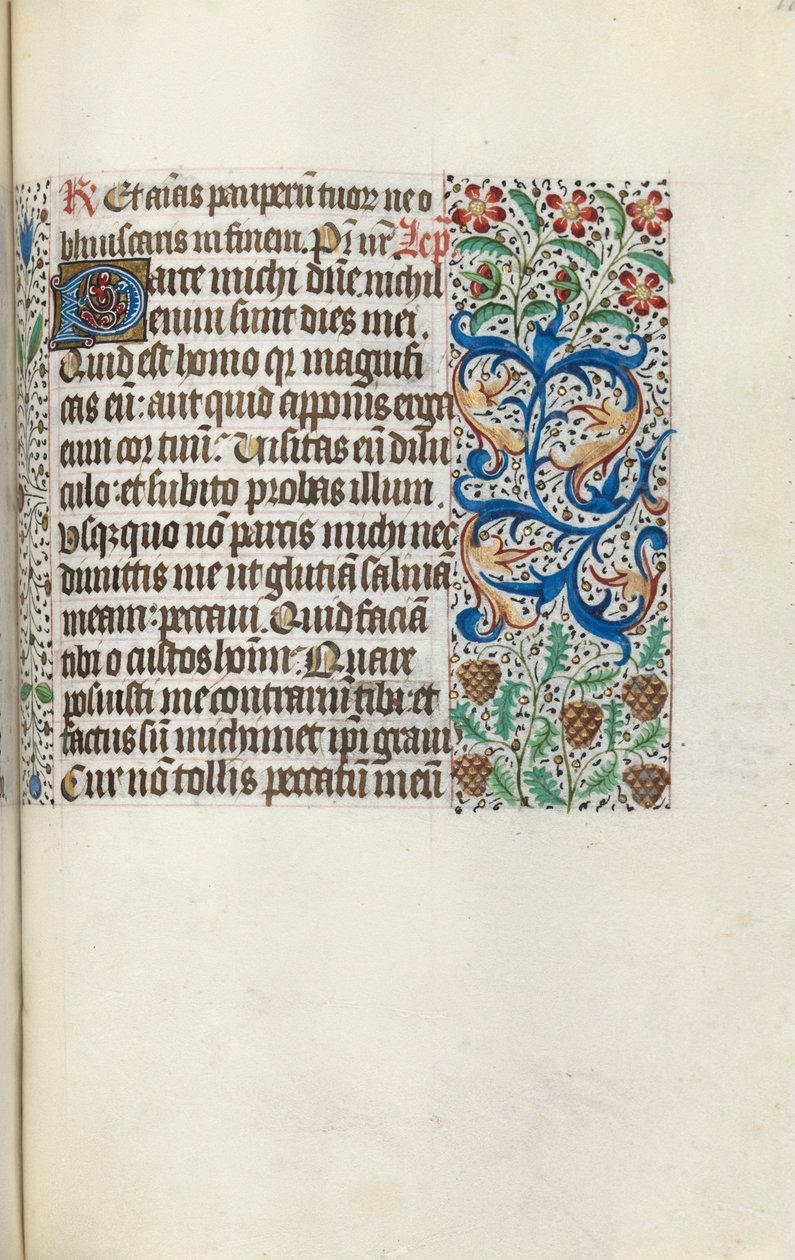 Tidsbok Användning av Rouen: fol. 115r, c. 1470. av Master of the Geneva Latini