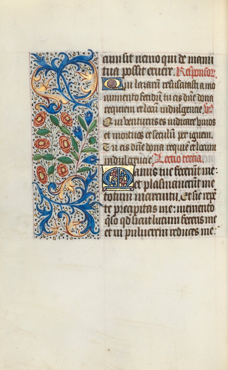 Tidsbok Användning av Rouen: fol. 116v, c. 1470. av Master of the Geneva Latini