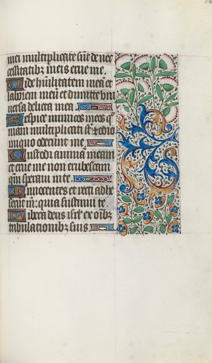 Tidsbok Användning av Rouen: fol. 120r, c. 1470. av Master of the Geneva Latini