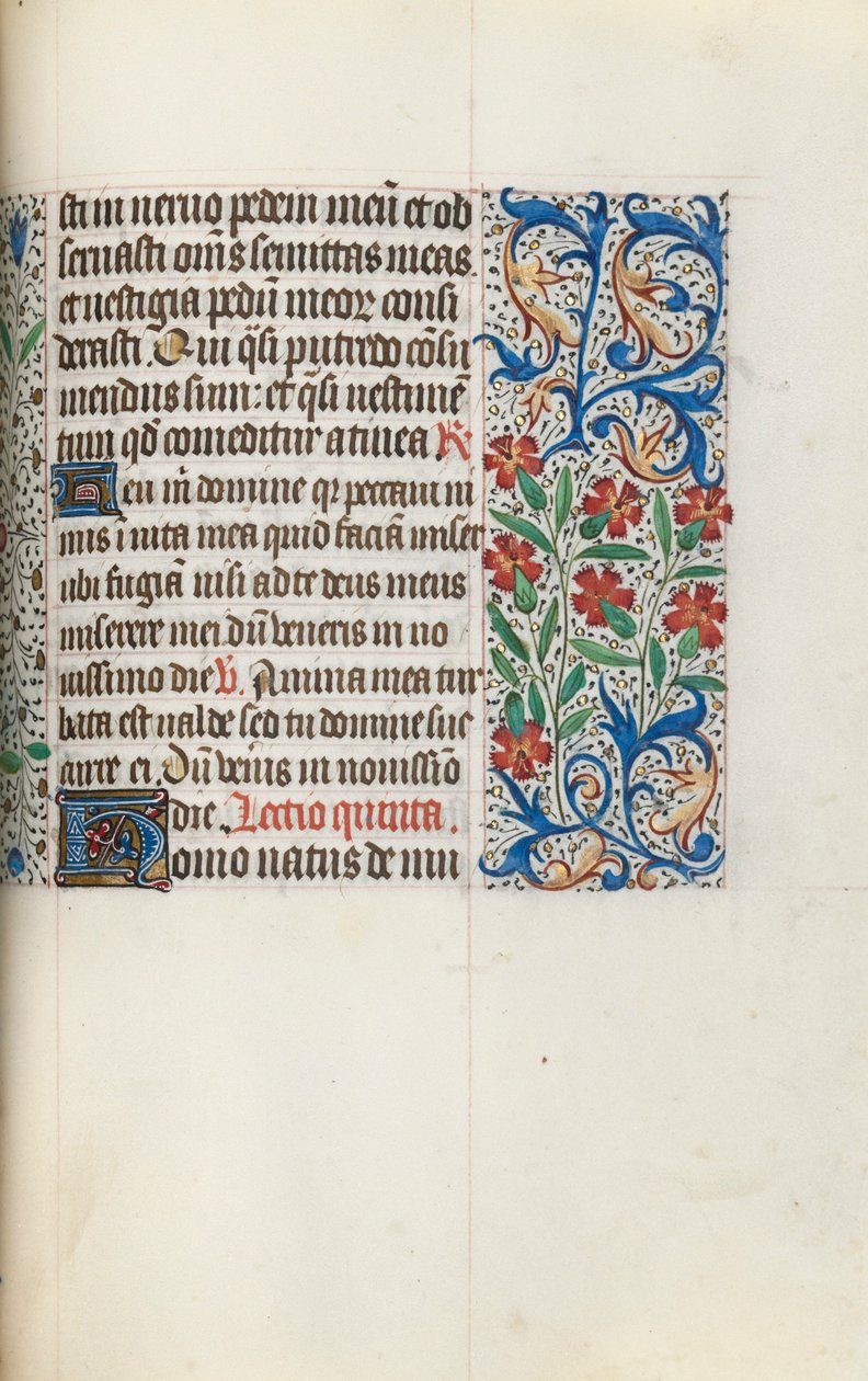 Tidsbok Användning av Rouen: fol. 123r, c. 1470. av Master of the Geneva Latini