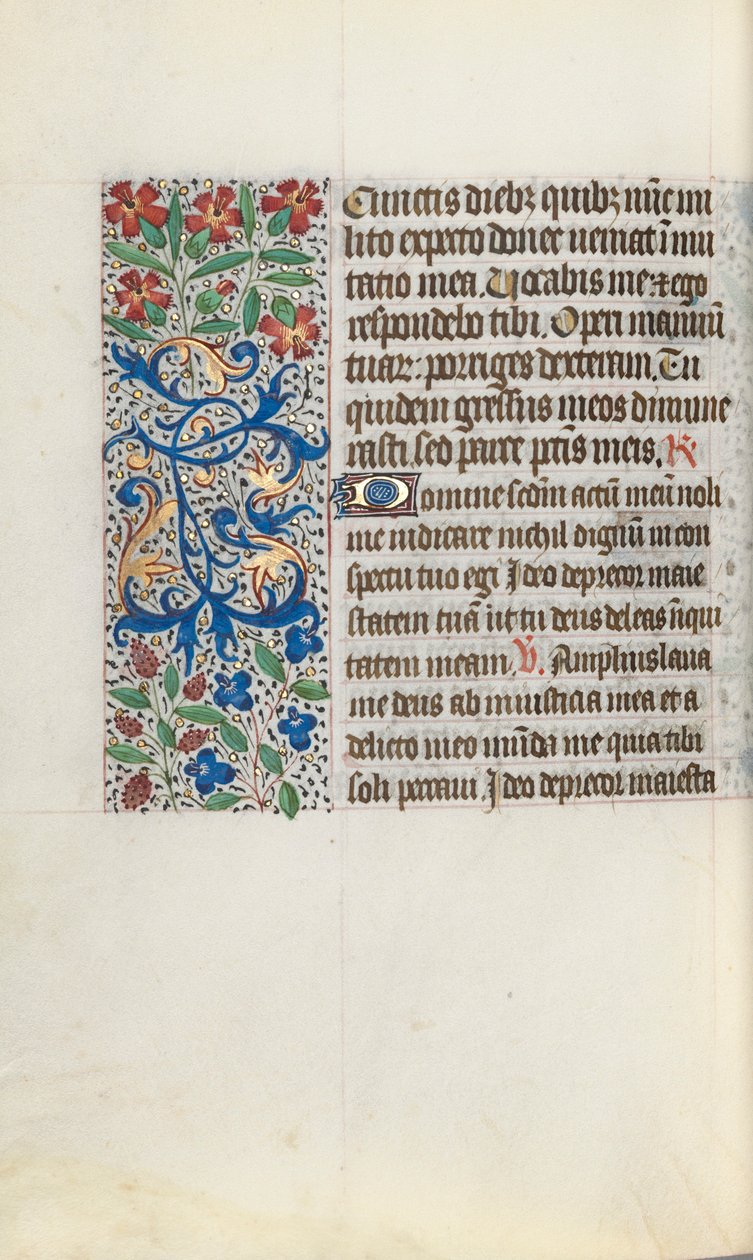 Tidsbok Användning av Rouen: fol. 124v, c. 1470. av Master of the Geneva Latini