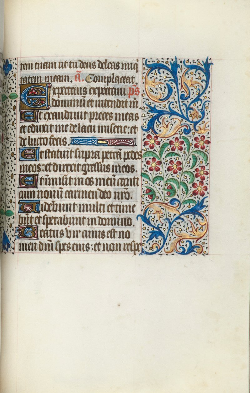 Tidsbok Användning av Rouen: fol. 125r, c. 1470. av Master of the Geneva Latini