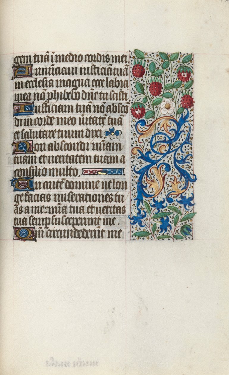 Tidsbok Användning av Rouen: fol. 126r, c. 1470. av Master of the Geneva Latini