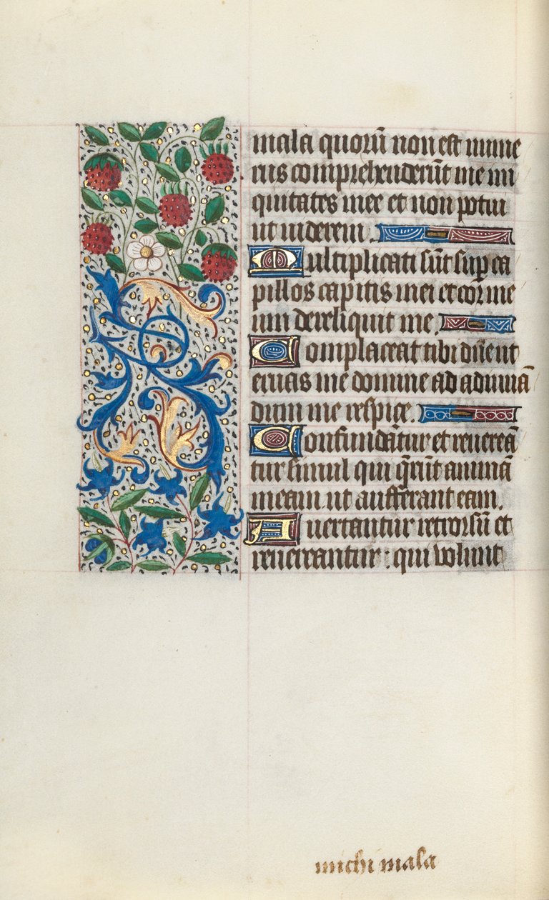 Tidsbok Användning av Rouen: fol. 126v, c. 1470. av Master of the Geneva Latini