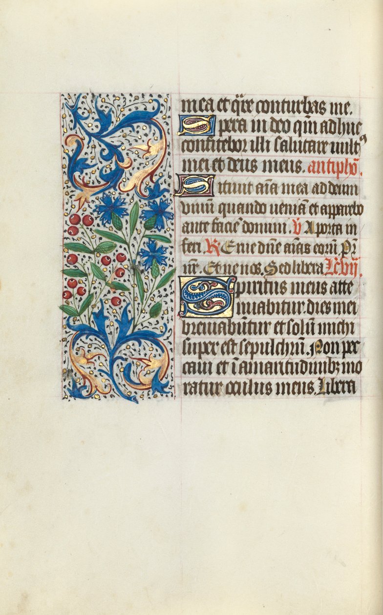 Tidsbok Användning av Rouen: fol. 130v, c. 1470. av Master of the Geneva Latini