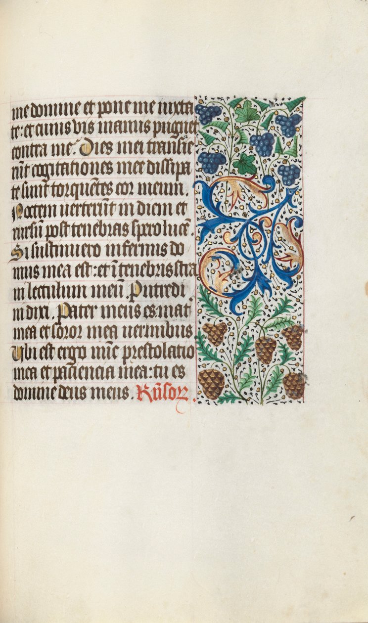 Tidsbok Användning av Rouen: fol. 131r, c. 1470. av Master of the Geneva Latini