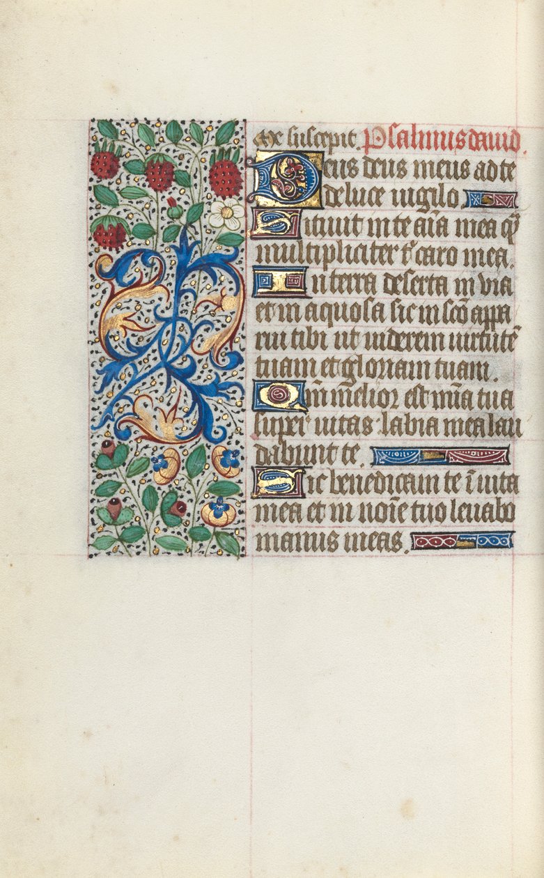 Tidsbok Användning av Rouen: fol. 137v, c. 1470. av Master of the Geneva Latini