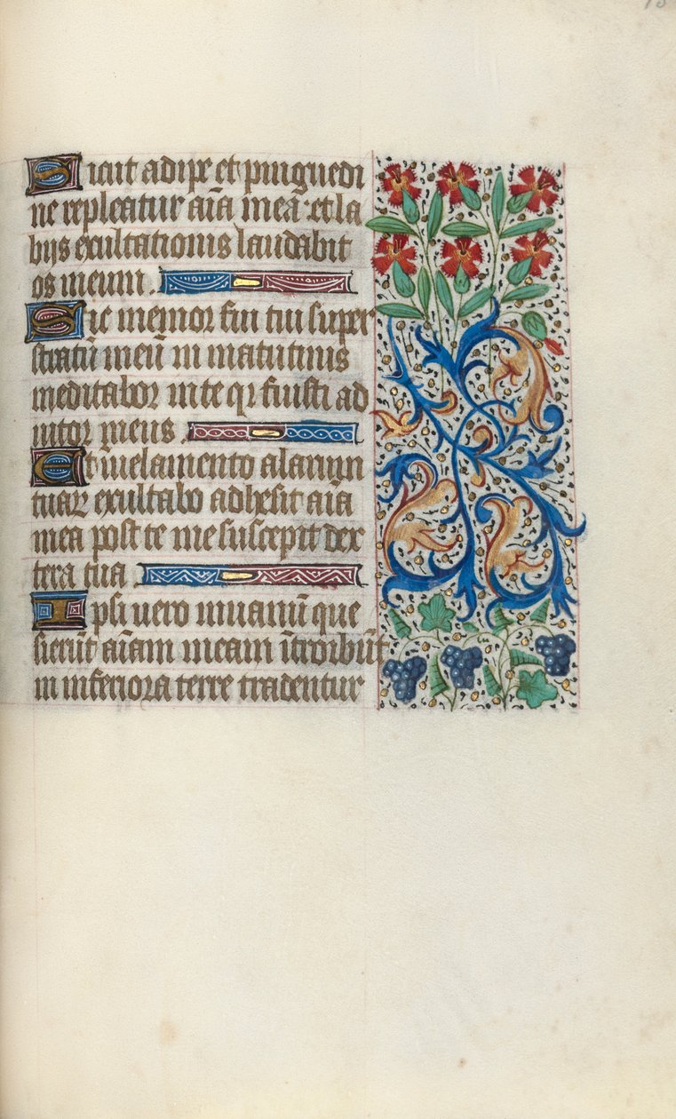 Tidsbok Användning av Rouen: fol. 138r, c. 1470. av Master of the Geneva Latini