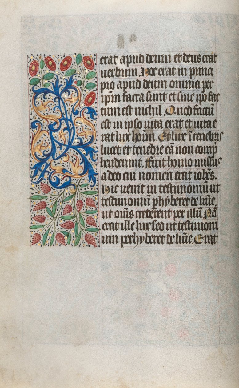 Tidsbok Användning av Rouen: fol. 13v, c. 1470. av Master of the Geneva Latini