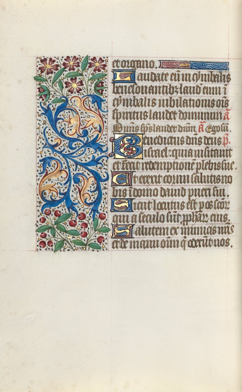 Tidsbok Användning av Rouen: fol. 143v, c. 1470. av Master of the Geneva Latini