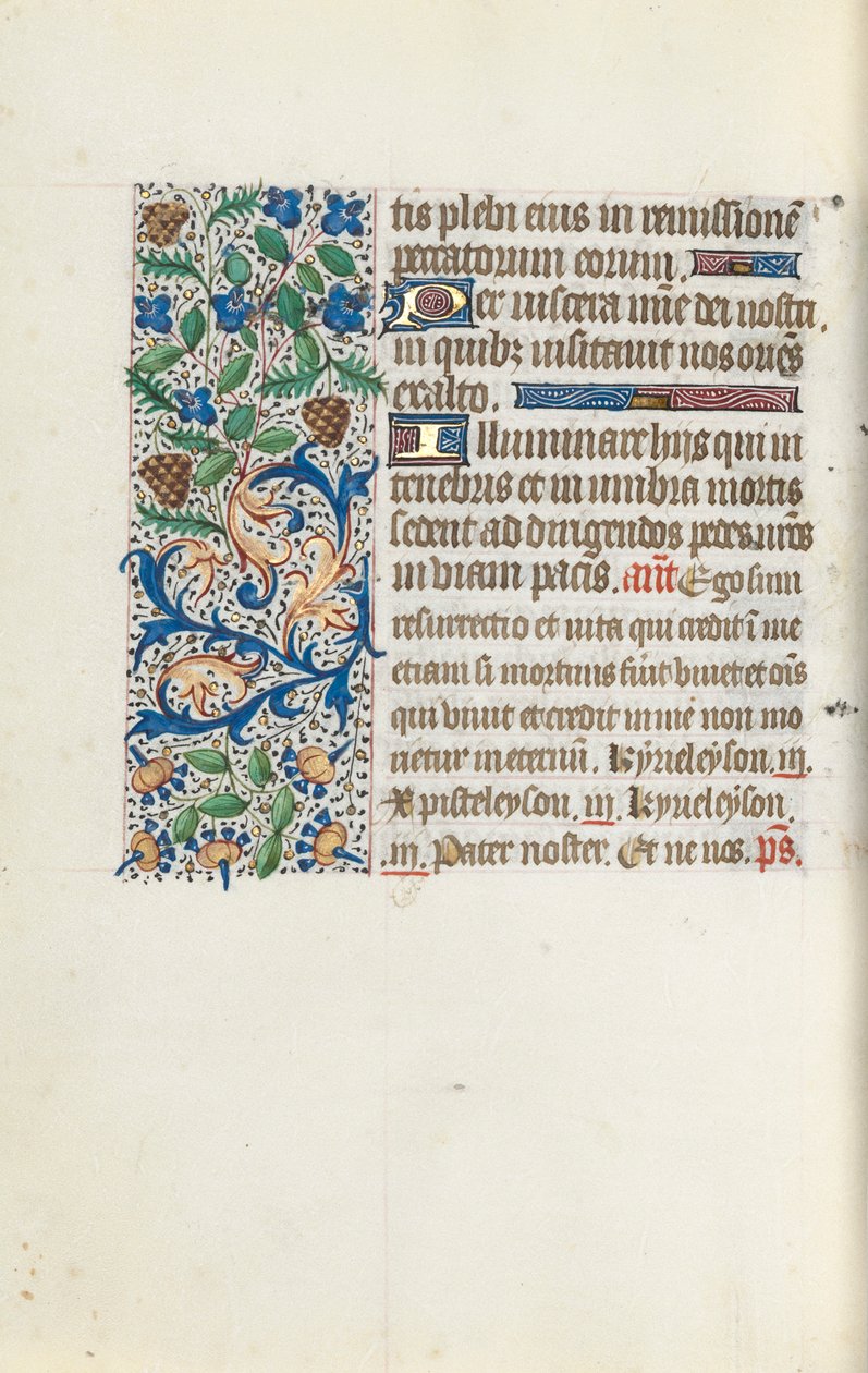 Tidsbok Användning av Rouen: fol. 144v, c. 1470. av Master of the Geneva Latini