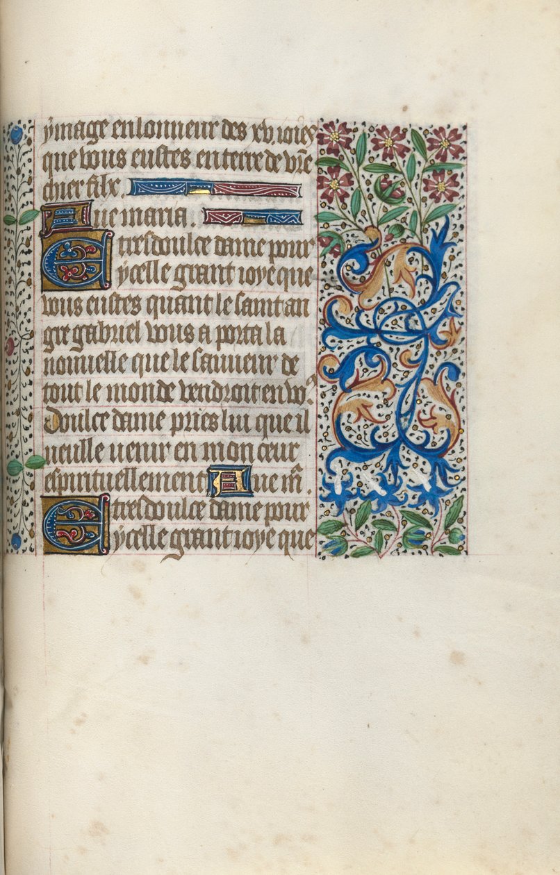 Tidsbok Användning av Rouen: fol. 147r, c. 1470. av Master of the Geneva Latini