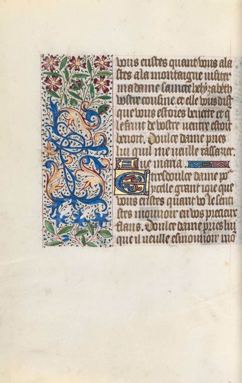Tidsbok Användning av Rouen: fol. 147v, c. 1470. av Master of the Geneva Latini