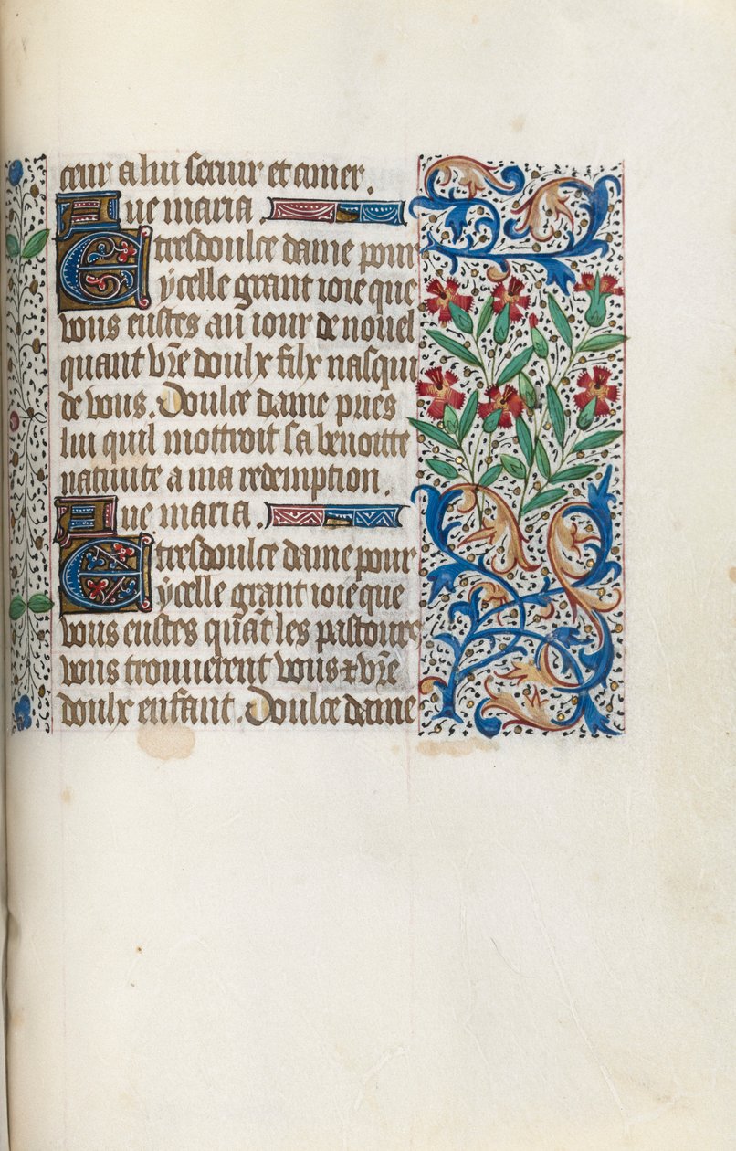 Tidsbok Användning av Rouen: fol. 148r, c. 1470. av Master of the Geneva Latini