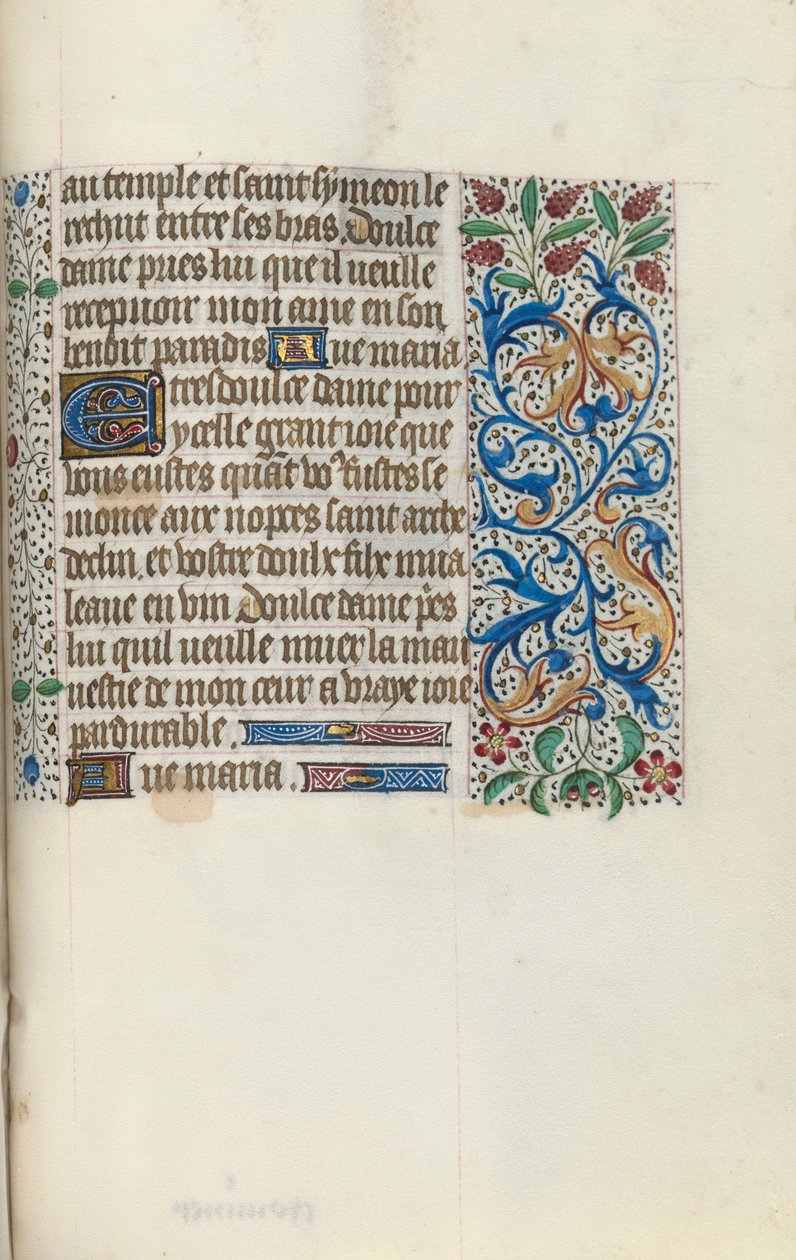 Tidsbok Användning av Rouen: fol. 149r, c. 1470. av Master of the Geneva Latini