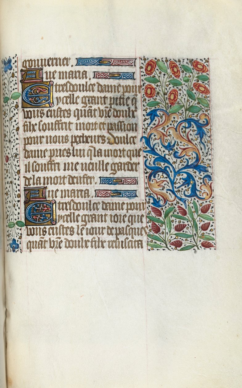 Tidsbok Användning av Rouen: fol. 150r, c. 1470. av Master of the Geneva Latini