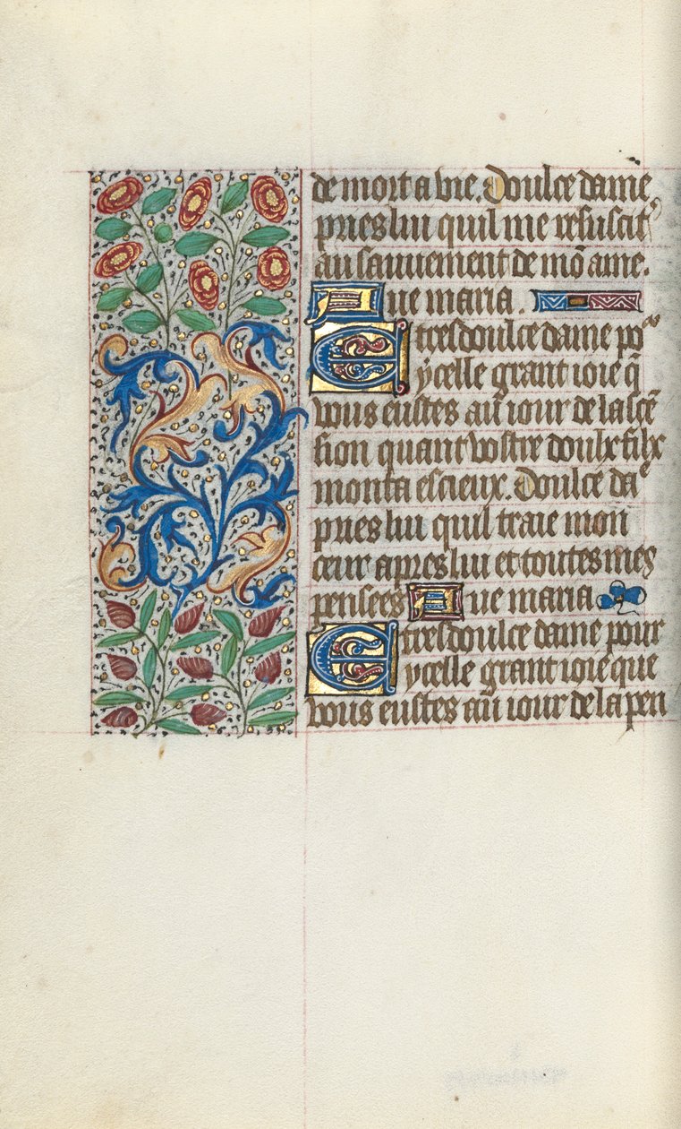 Tidsbok Användning av Rouen: fol. 150v, ca. 1470. av Master of the Geneva Latini