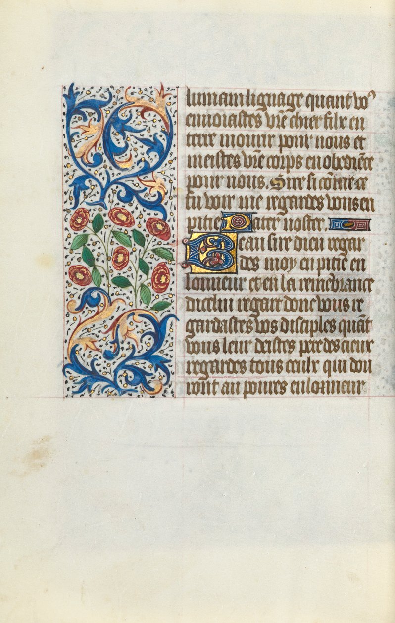 Tidsbok Användning av Rouen: fol. 152v, c. 1470. av Master of the Geneva Latini