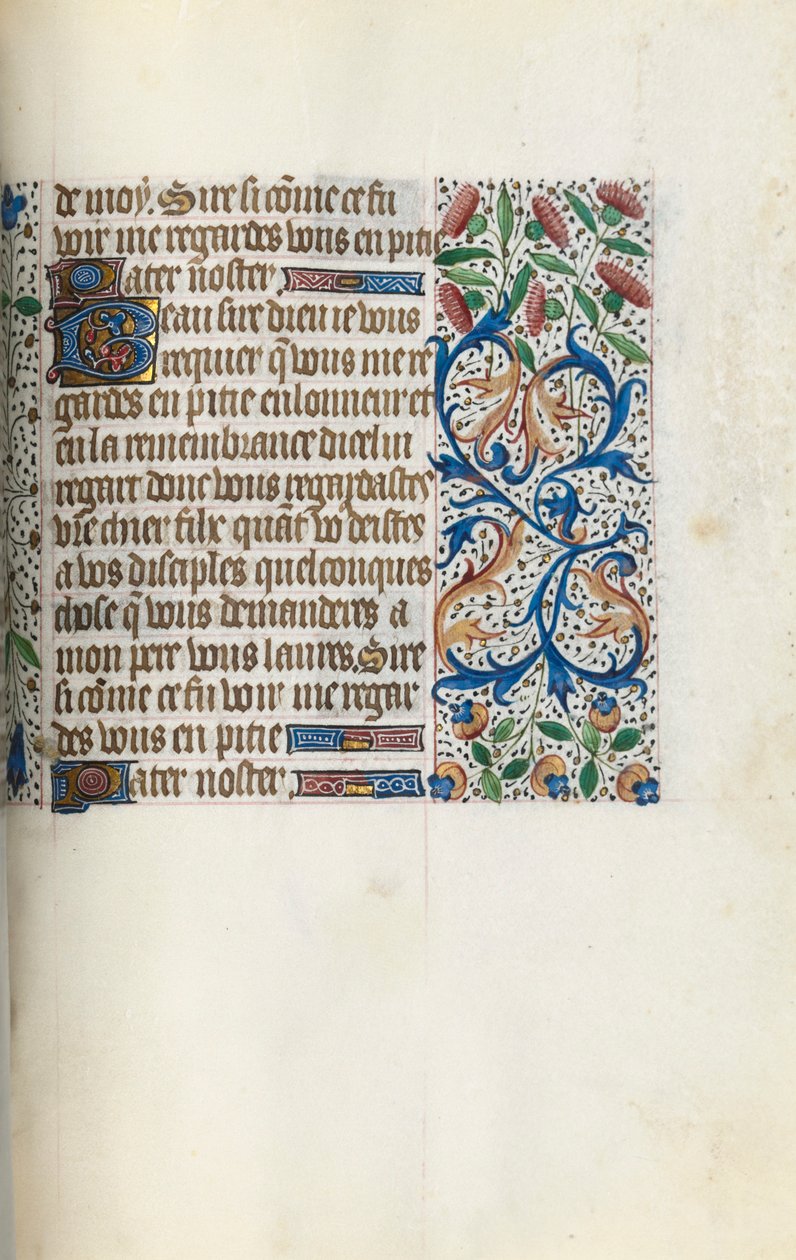 Tidsbok Användning av Rouen: fol. 153r, c. 1470. av Master of the Geneva Latini